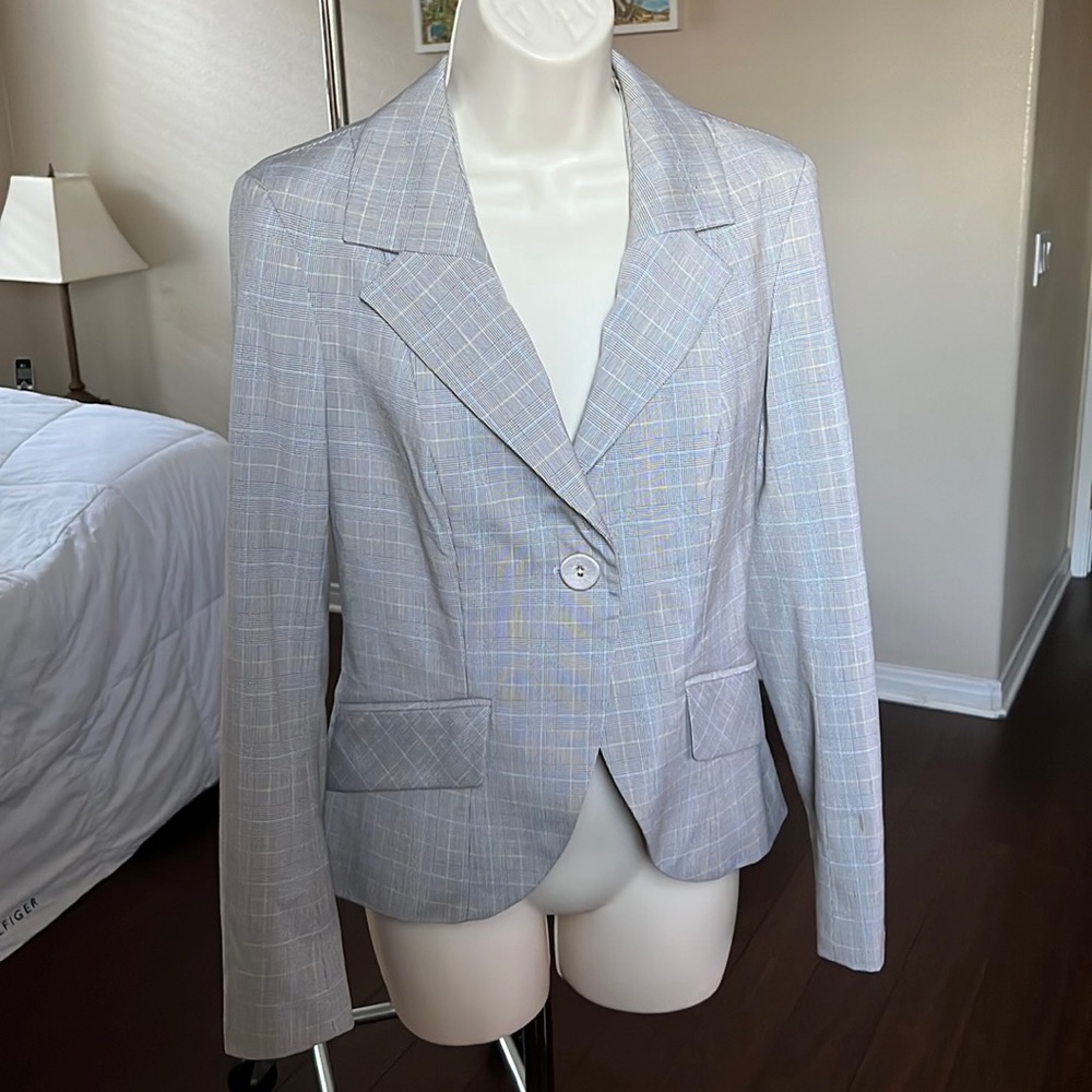 REBECCA TAYLOR PLAID BLAZER